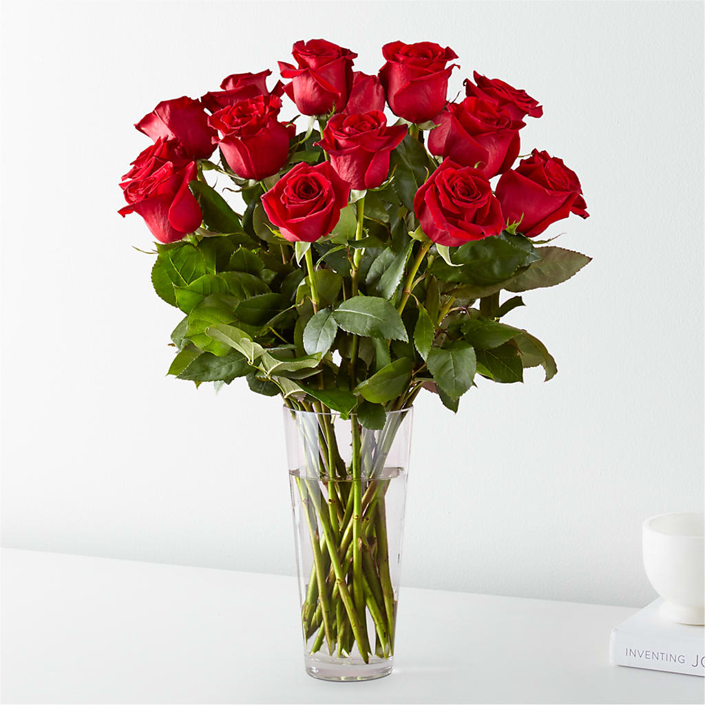 Long Stem Red Rose Bouquet – The Flower Station, Paris TN