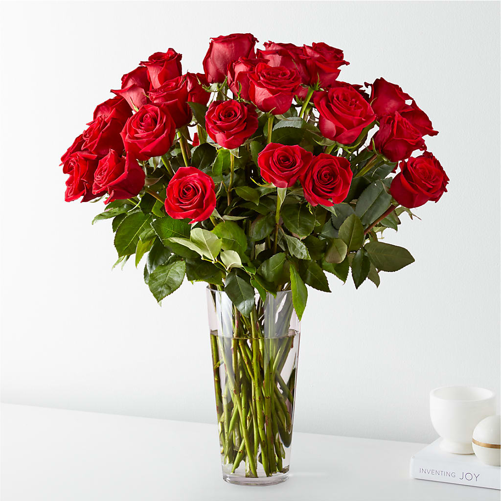 Long Stem Red Rose Bouquet – The Flower Station, Paris TN