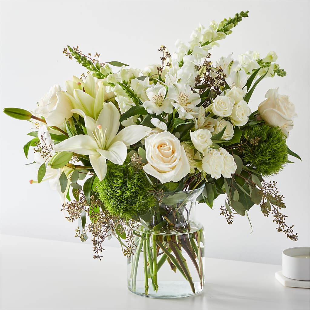 Fresh Linen Bouquet – The Flower Station, Paris TN