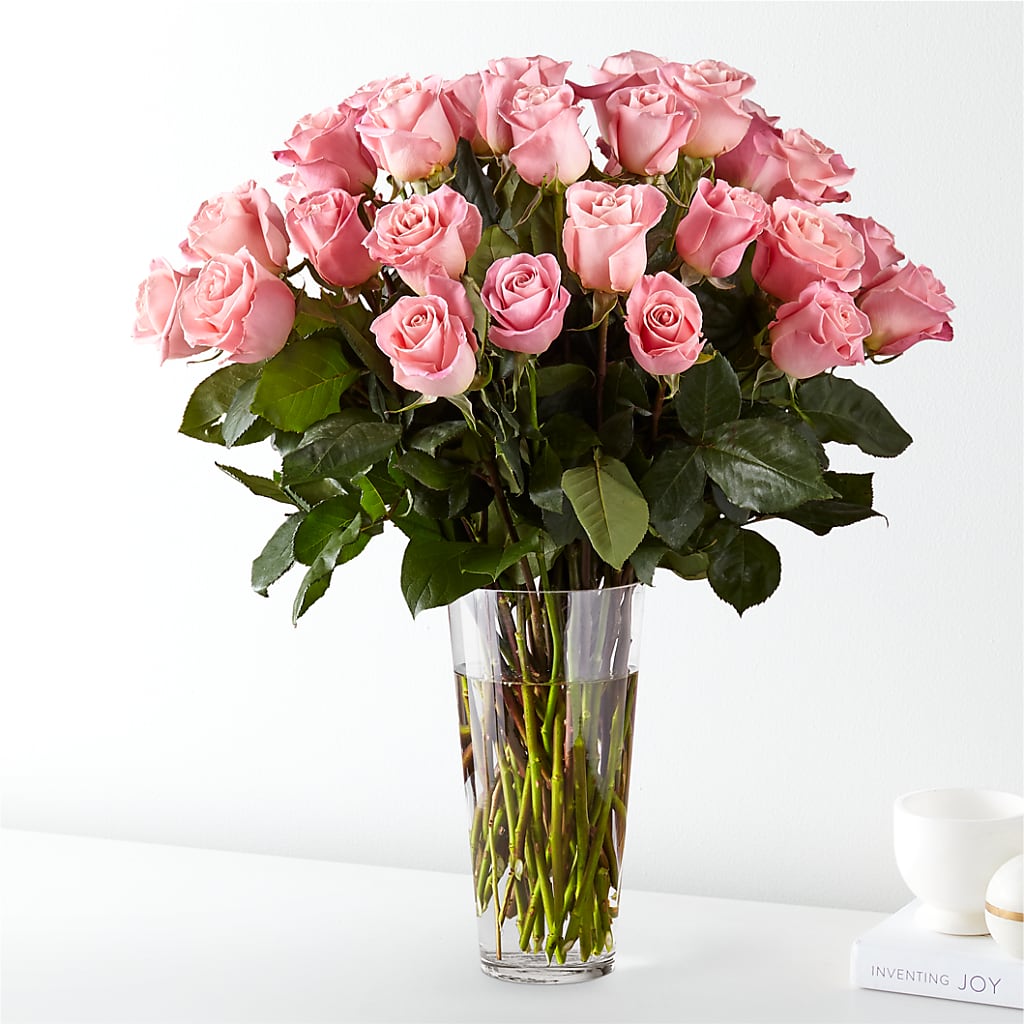 Long Stem Pink Rose Bouquet – The Flower Station, Paris TN