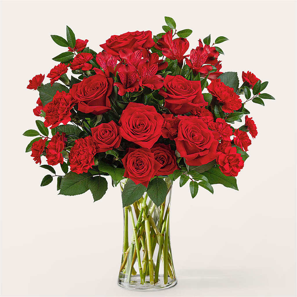 Brilliant Ruby Bouquet – The Flower Station, Paris TN