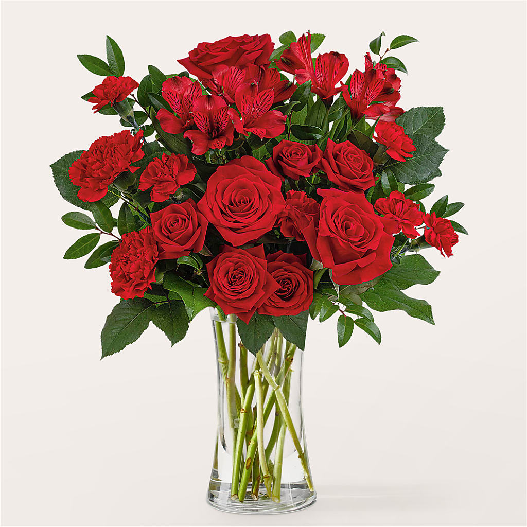 Brilliant Ruby Bouquet – The Flower Station, Paris TN