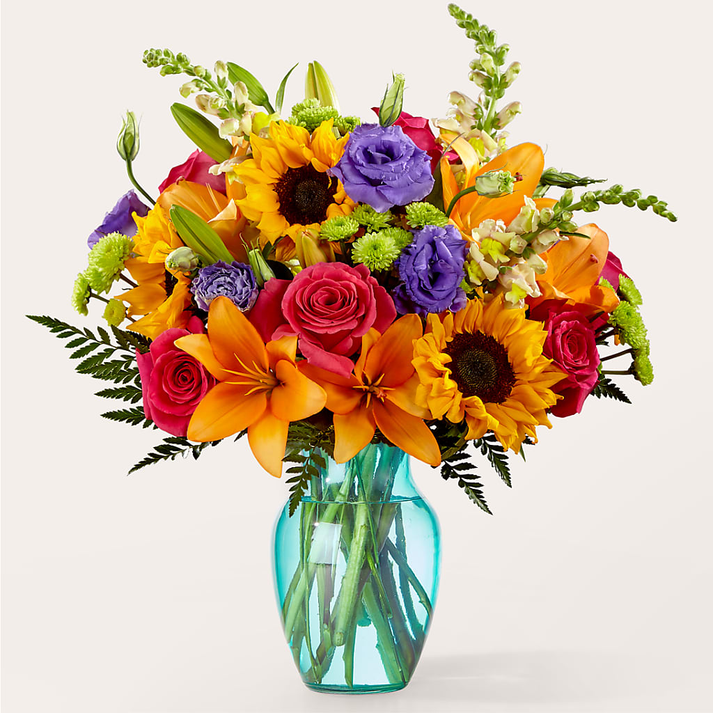 Double Rainbow Bouquet – The Flower Station, Paris TN