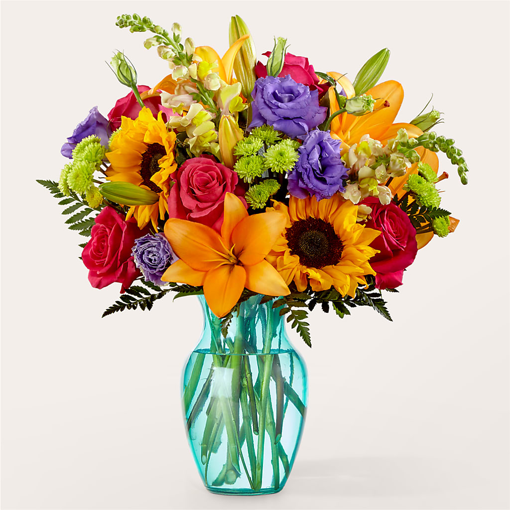 Double Rainbow Bouquet – The Flower Station, Paris TN