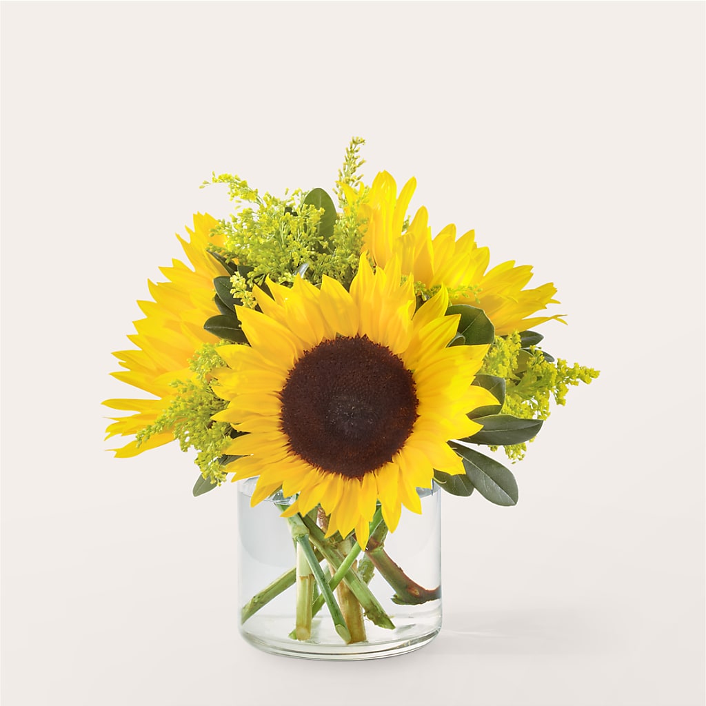 Beaming Sunflower Bouquet – The Flower Station, Paris TN
