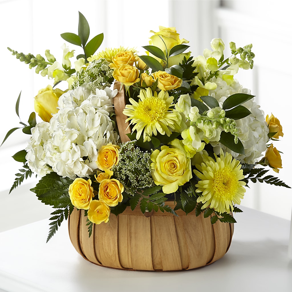 Rustic Remembrance Basket – The Flower Station, Paris TN