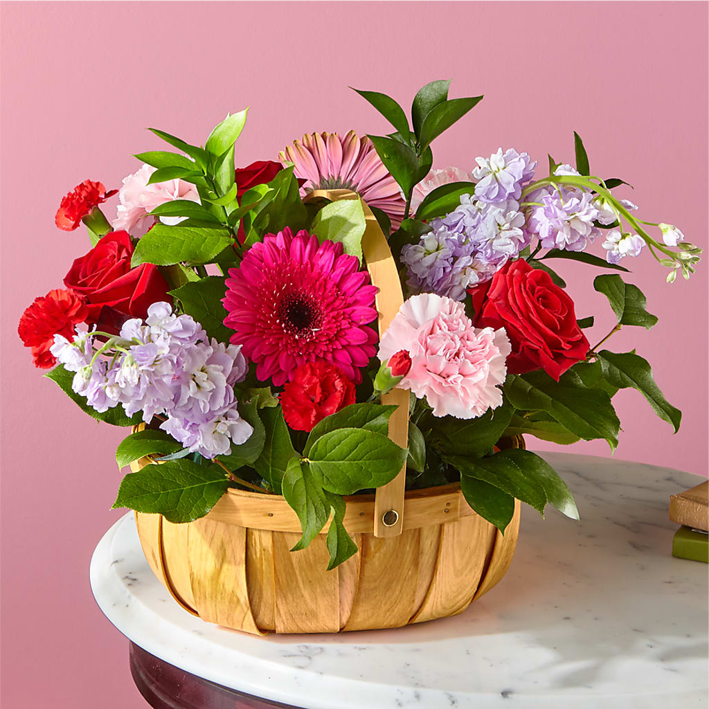 Pink Picnic Basket – The Flower Station, Paris TN