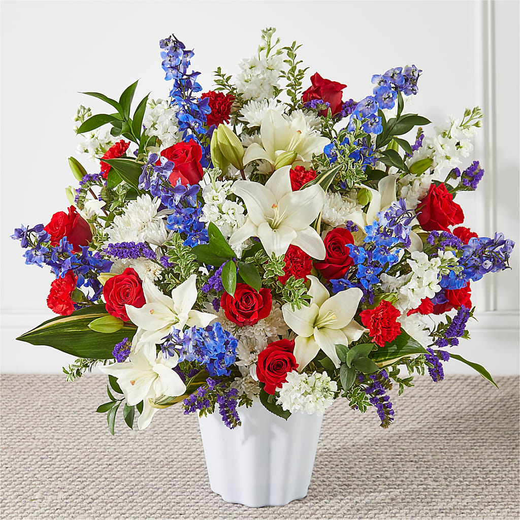 Consoled Floor Basket – The Flower Station, Paris TN