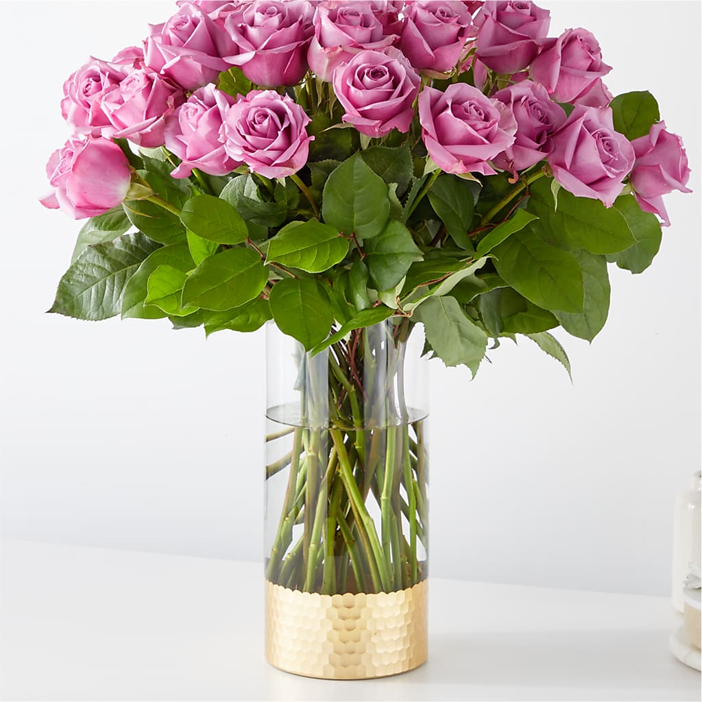 Secret Admirer Lavender Rose Bouquet – The Flower Station, Paris TN