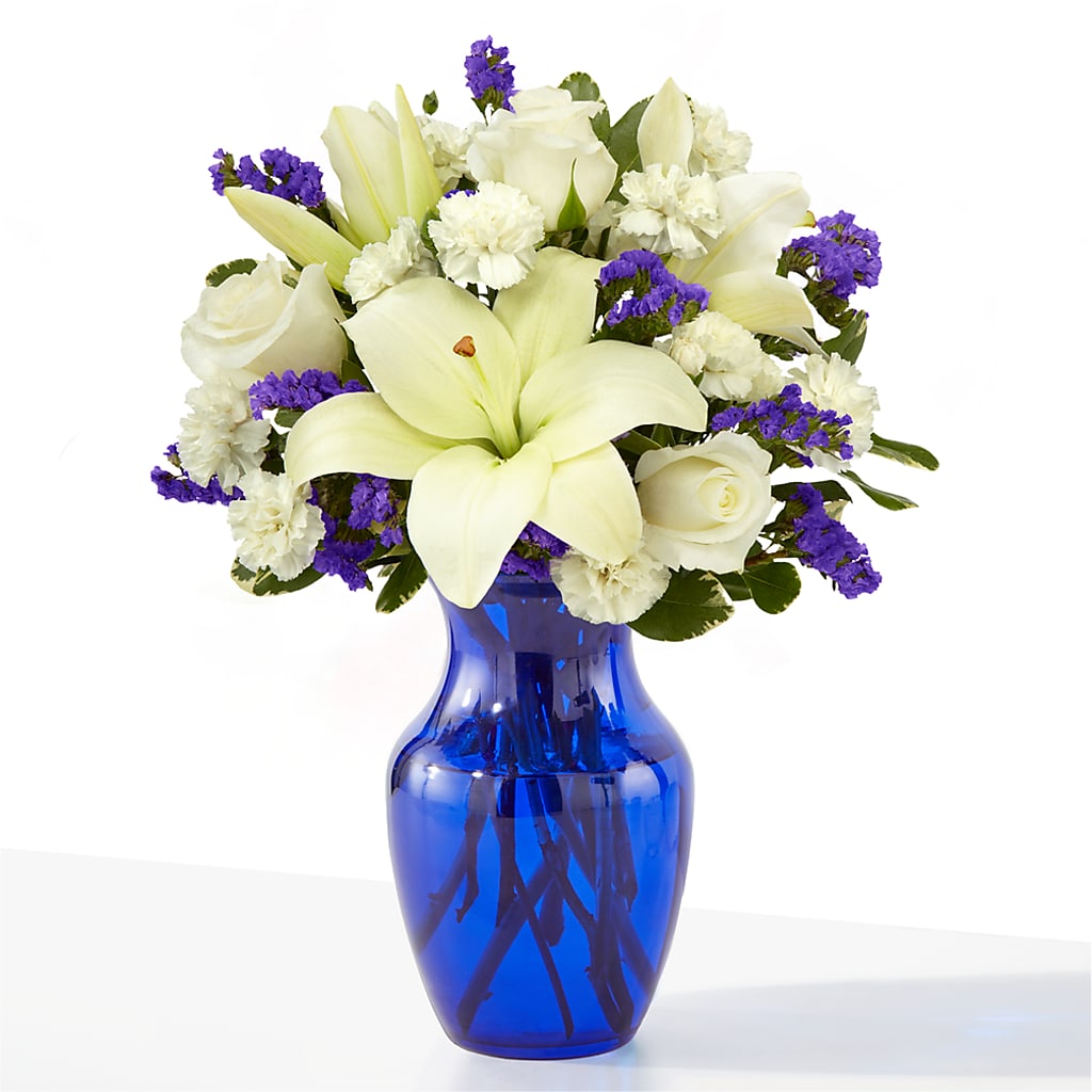 Sapphire Rush Bouquet – The Flower Station, Paris TN