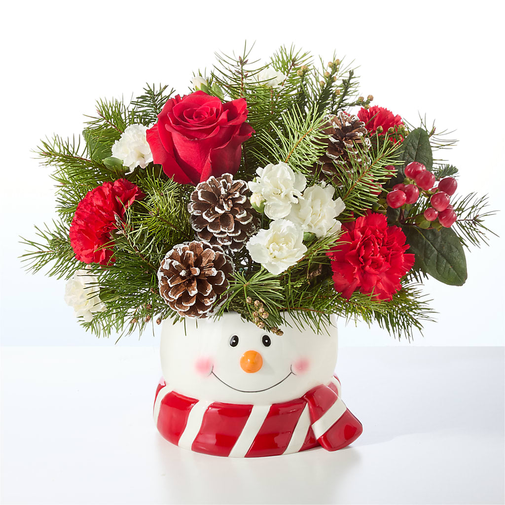 Jolly Snowman Bouquet –  The Flower Station, Paris TN