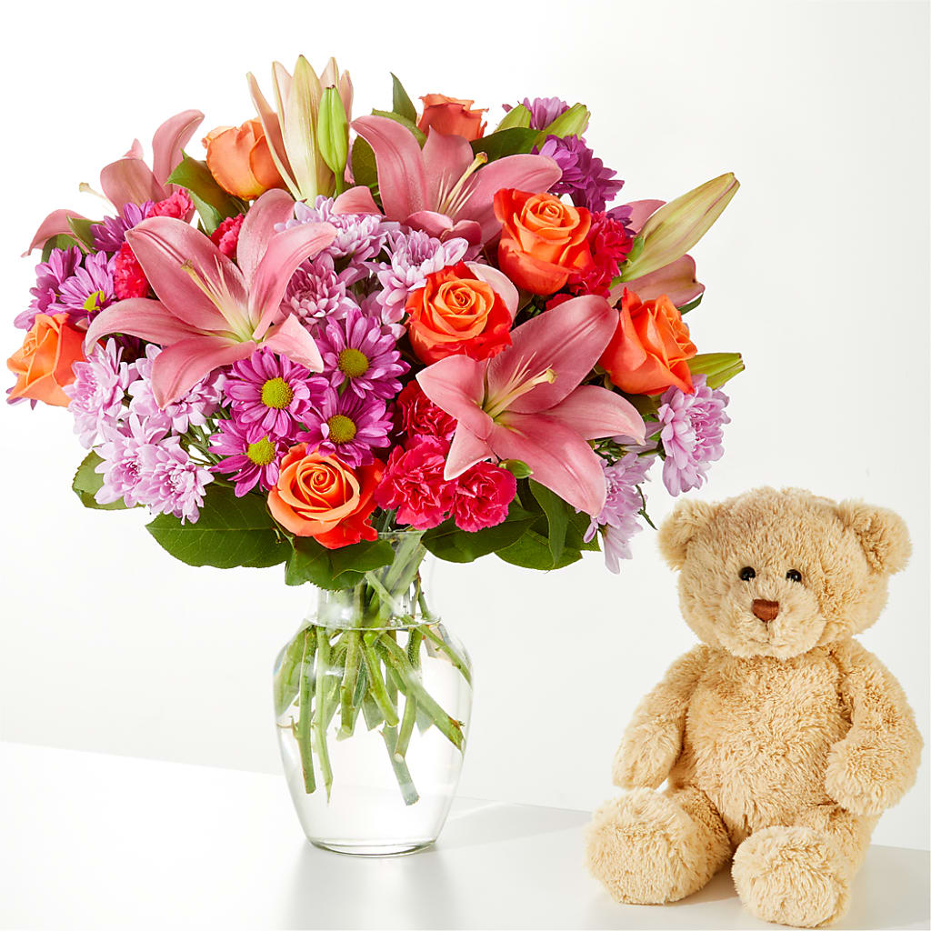One and Only Bouquet and Bear Bundle –  The Flower Station, Paris TN