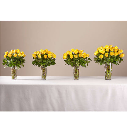 Long Stem Yellow Rose Bouquet –  The Flower Station, Paris TN