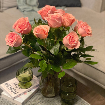 Long Stem Pink Rose Bouquet –  The Flower Station, Paris TN