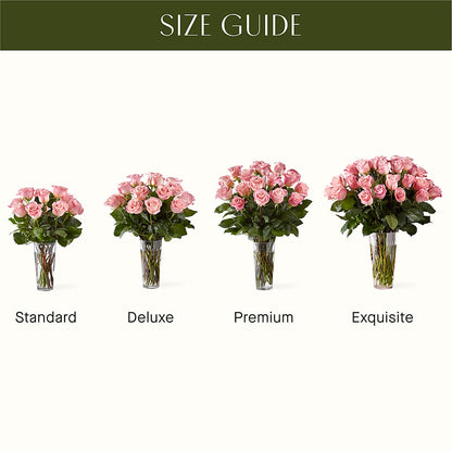 Long Stem Pink Rose Bouquet –  The Flower Station, Paris TN