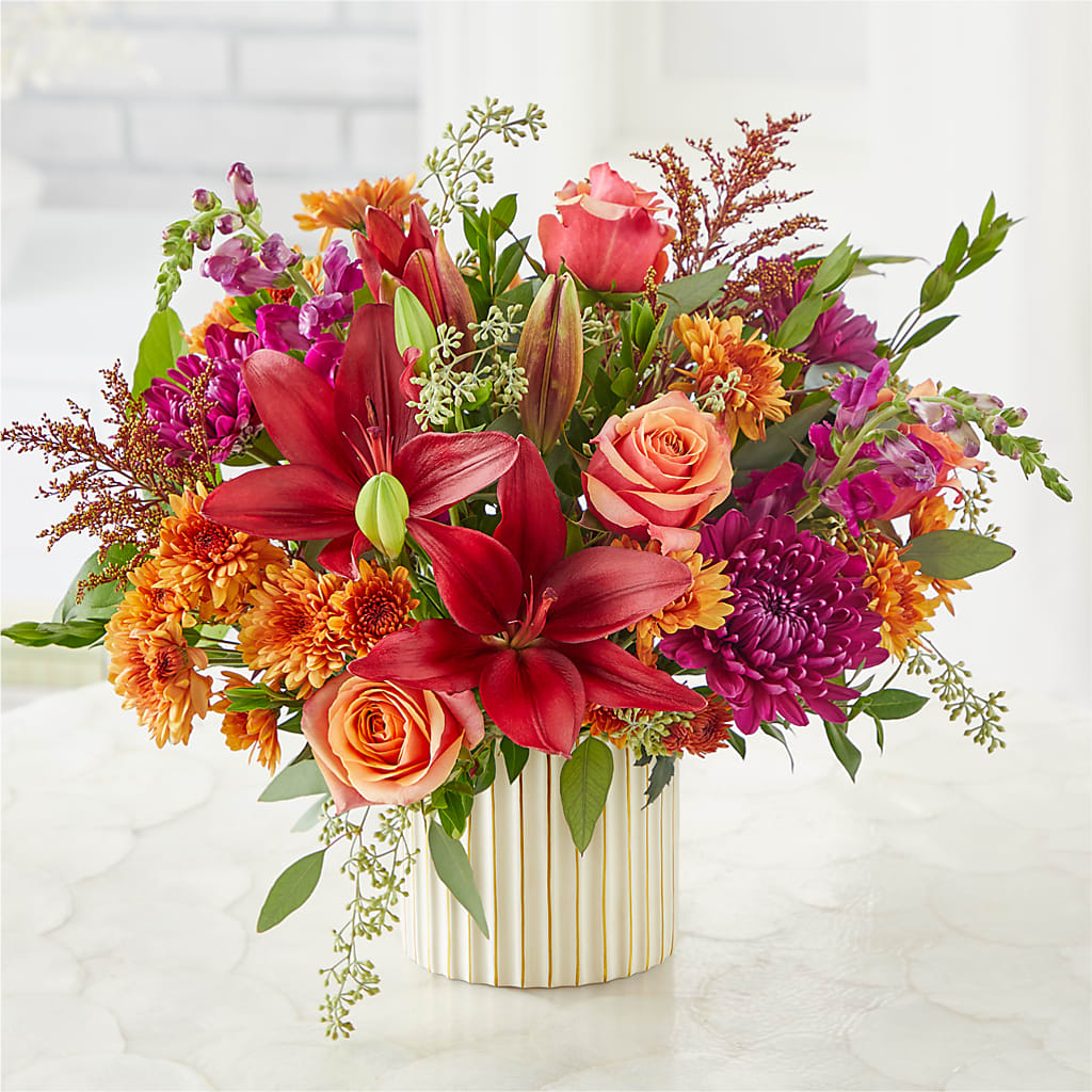 Burgundy Landscape Bouquet –  The Flower Station, Paris TN