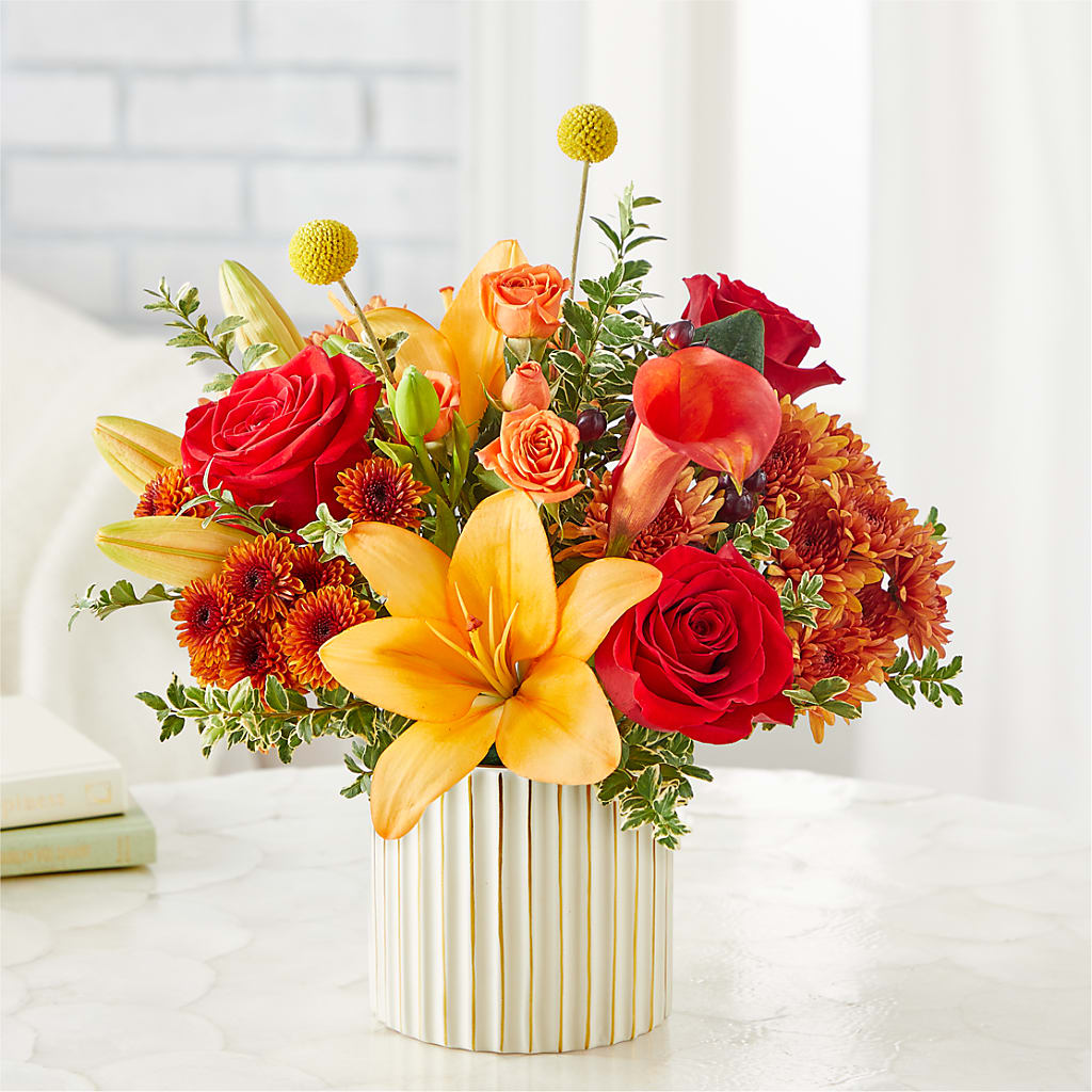 Scarlet Skies Bouquet –  The Flower Station, Paris TN