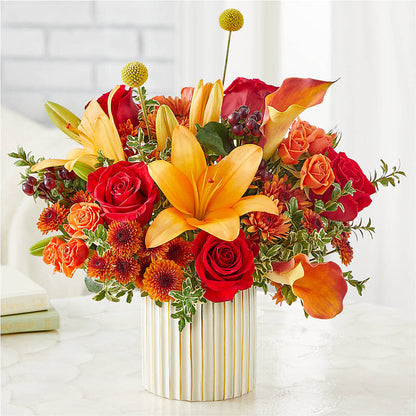 Scarlet Skies Bouquet –  The Flower Station, Paris TN