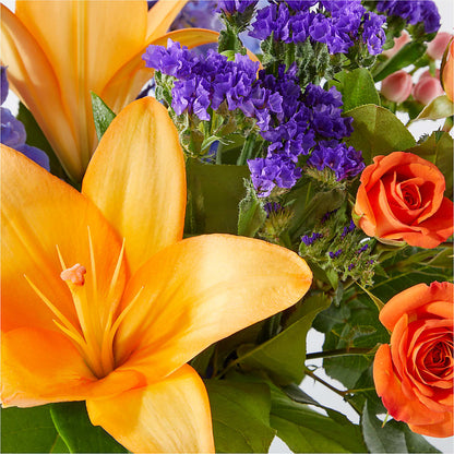 Radiant Citrus Bouquet –  The Flower Station, Paris TN
