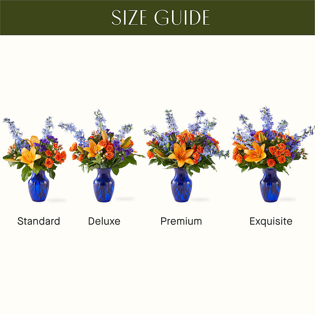 Radiant Citrus Bouquet –  The Flower Station, Paris TN