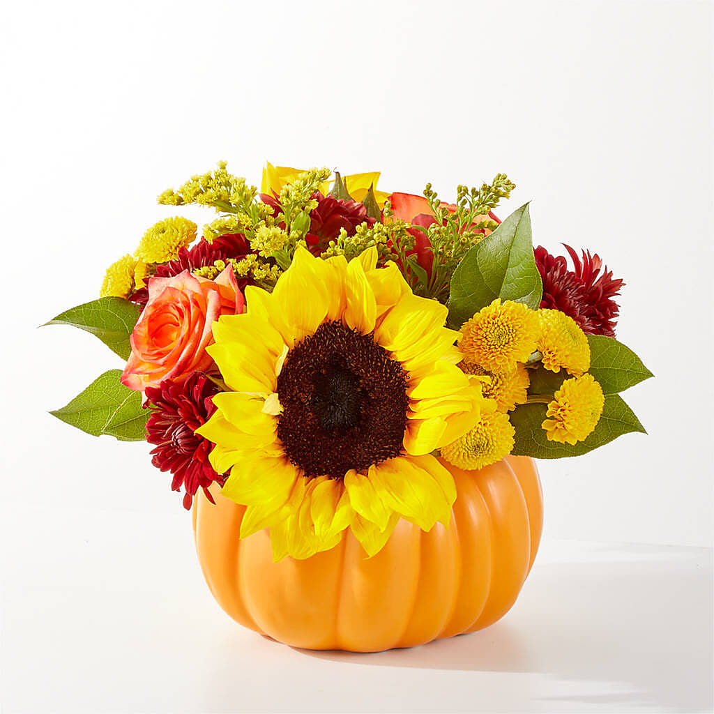 Golden Gourd Pumpkin Bouquet –  The Flower Station, Paris TN