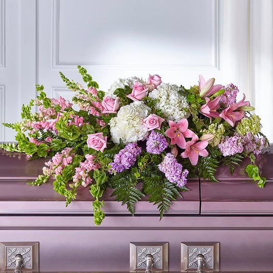Life's Gratitude Casket Spray –  The Flower Station, Paris TN