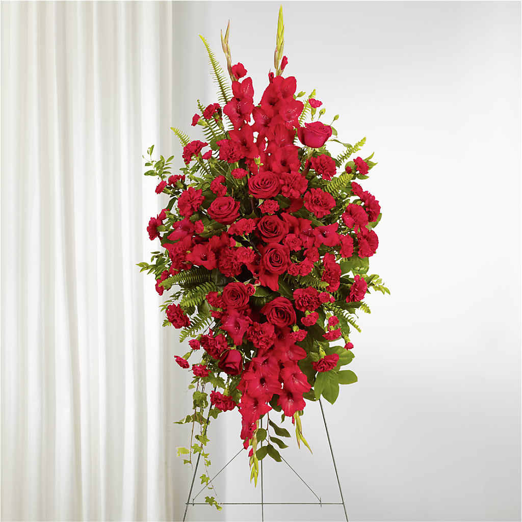 From the Heart Standing Spray –  The Flower Station, Paris TN