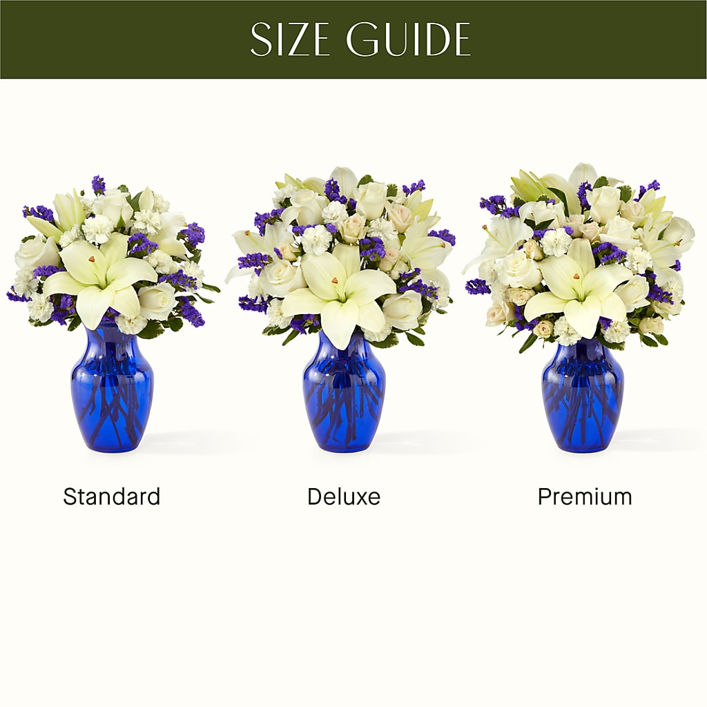 Sapphire Rush Bouquet –  The Flower Station, Paris TN
