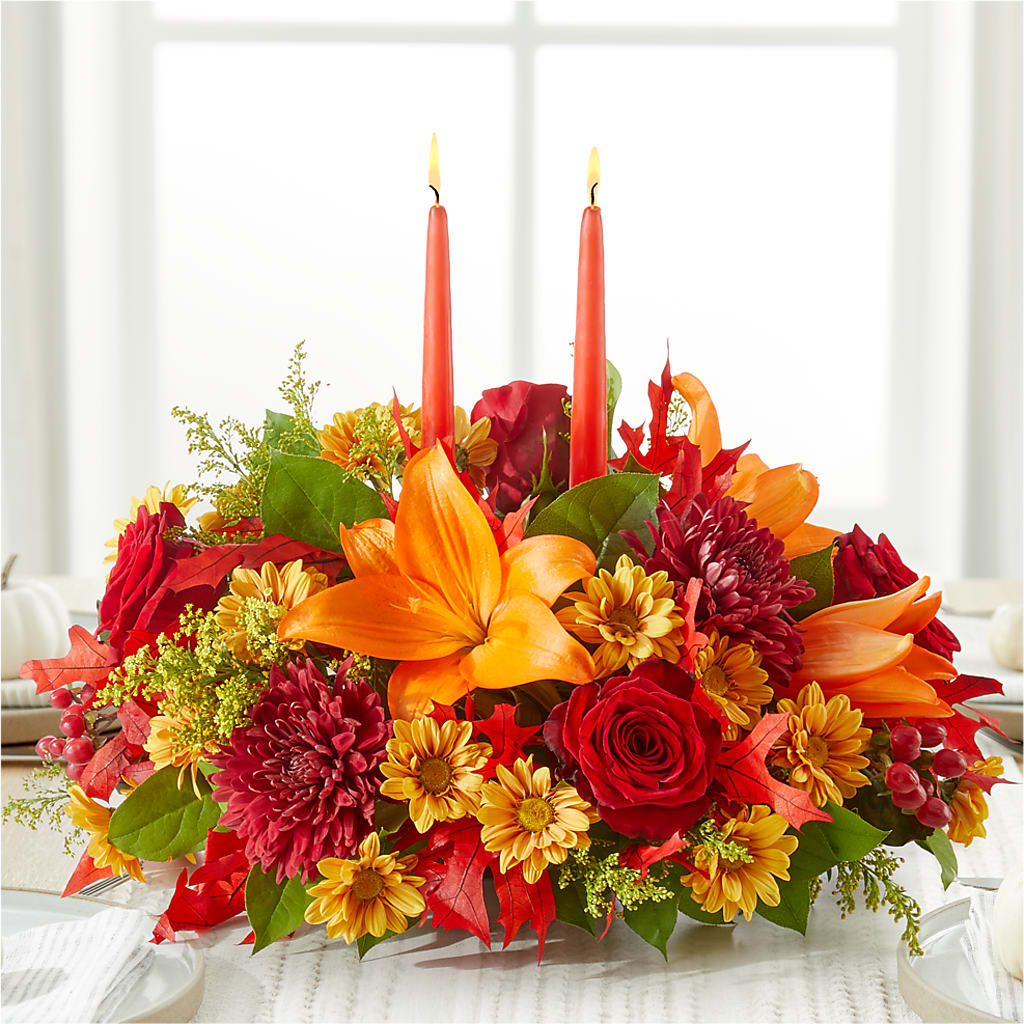 Autumn's Embrace Centerpiece –  The Flower Station, Paris TN