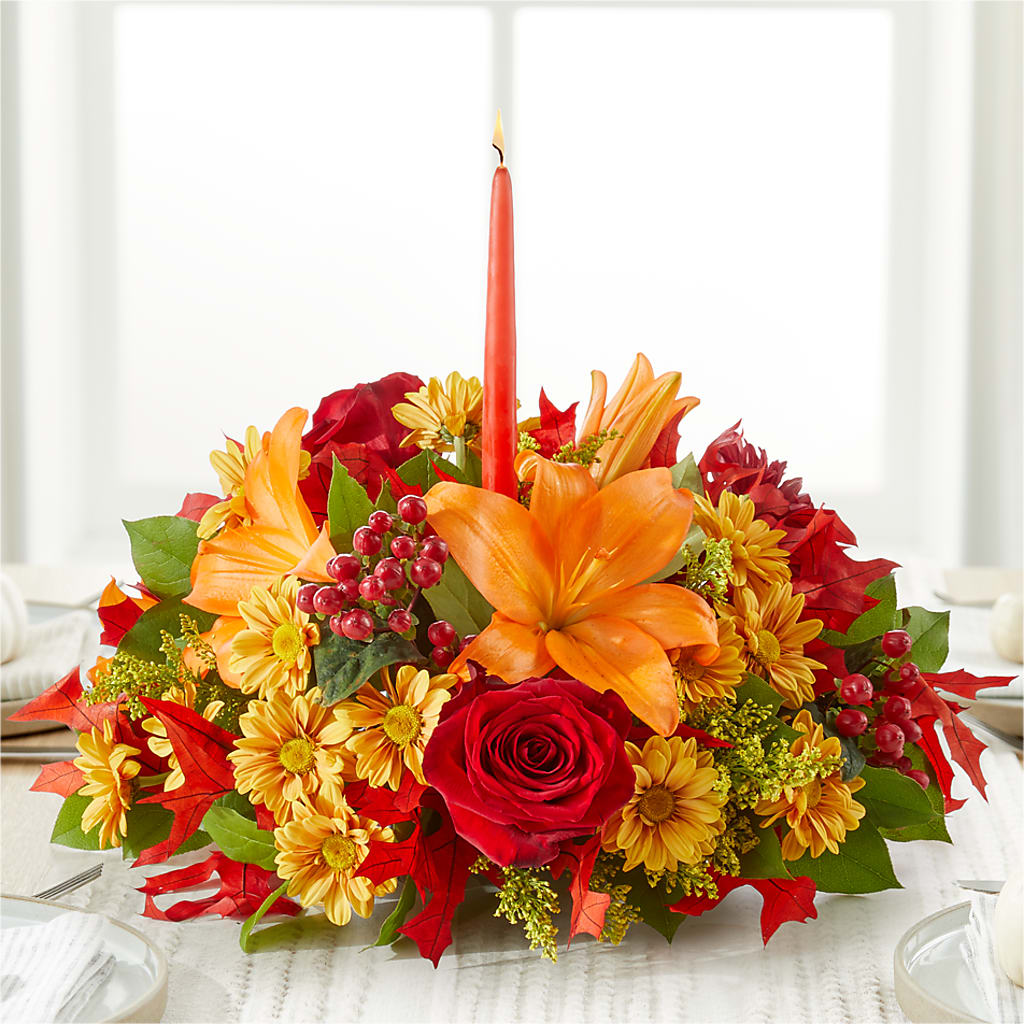 Autumn's Embrace Centerpiece –  The Flower Station, Paris TN