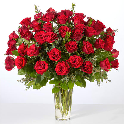 Forever Yours Fifty Stem Red Rose Bouquet –  The Flower Station, Paris TN